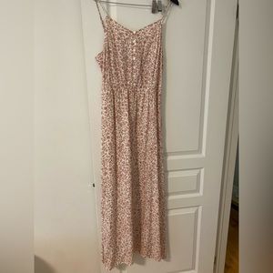 Reitmans maxi dress, blush floral